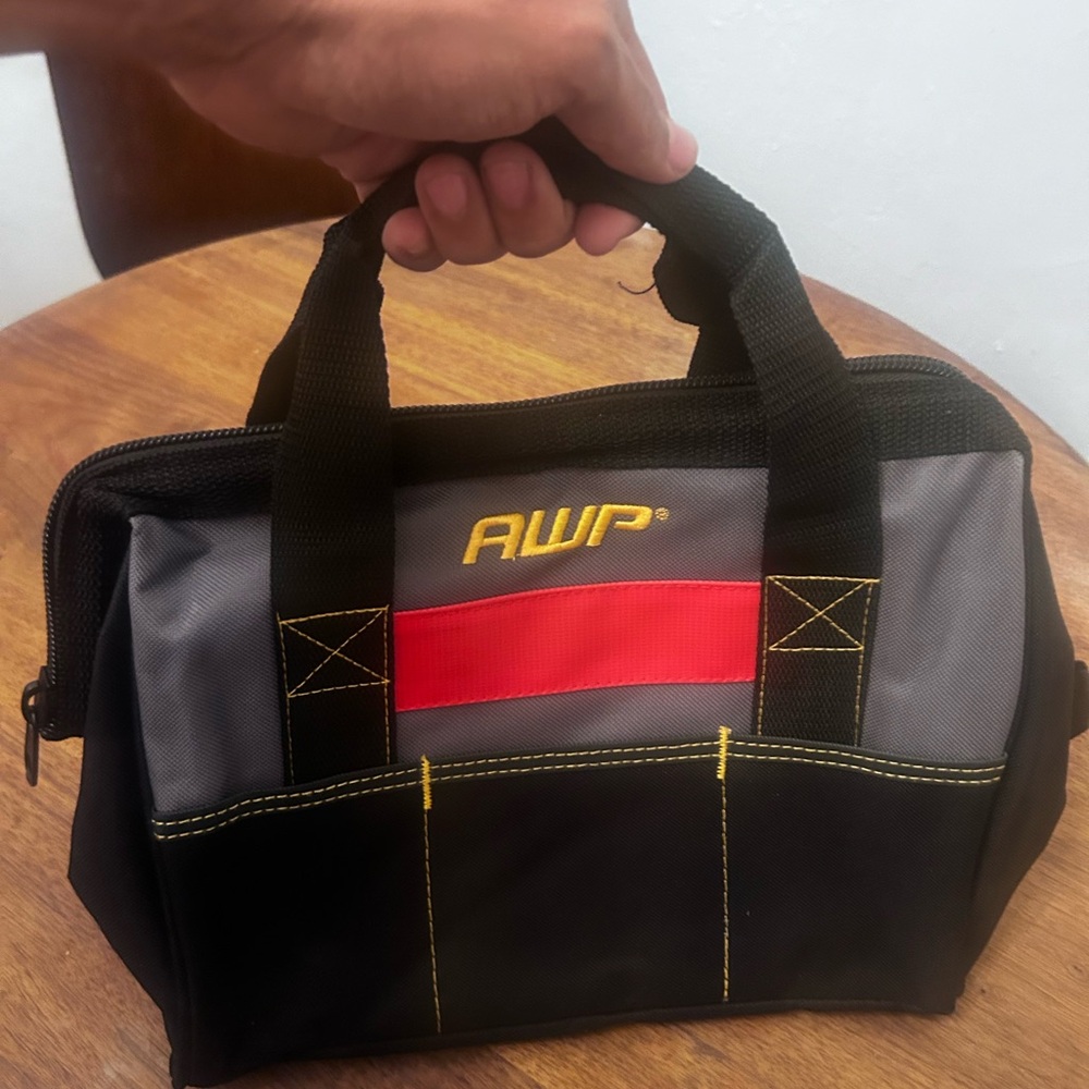 Black and Gray Duffel Bag tools